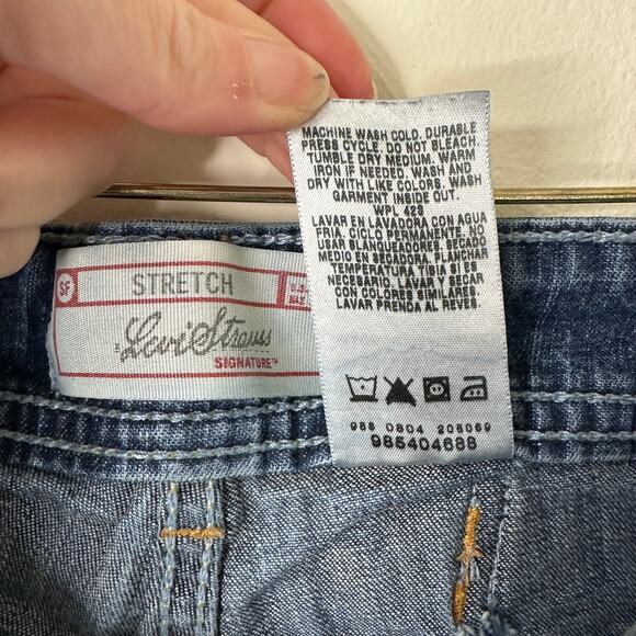 Sz 10 Y2K VTG Levi Strauss Mid Rise Boot Cut Jeans No Back Pockets Buckle Baddie - Picture 4 of 5